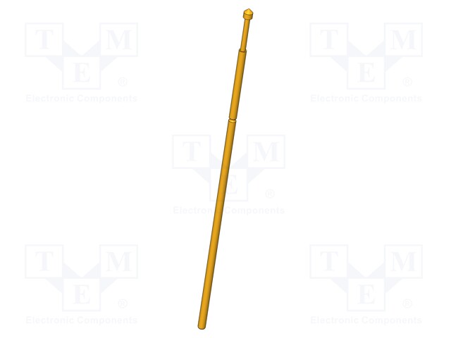 Needle-like test probe; Operational spring compression: 2mm