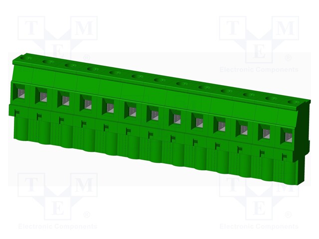 Connector: pluggable terminal block; plug; female; angled 90°
