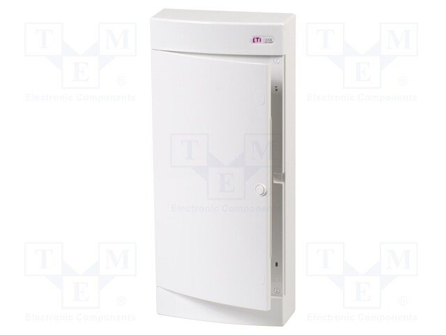 Enclosure: for modular components; IP40; white; No.of mod: 48