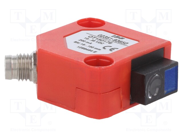 Sensor: photoelectric; Range: 15÷150mm; PNP / NO / NC; Mat: PBTP