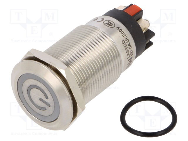 Switch: vandal resistant; Pos: 2; SPDT; 3A/220VAC; 5A/24VDC; IP65