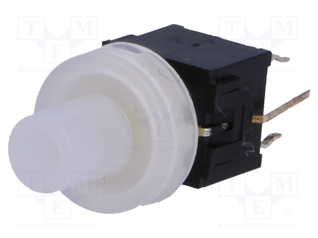 Switch: keypad; Pos: 2; DPDT; 0.1A/30VDC; colourless; Illumin: LED