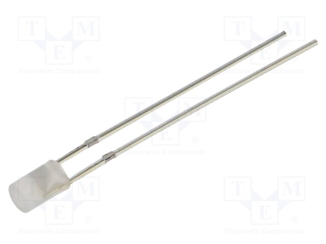 LED; yellow green; 3mm; 100mcd; 140°; Front: flat; 2.9÷3.4VDC