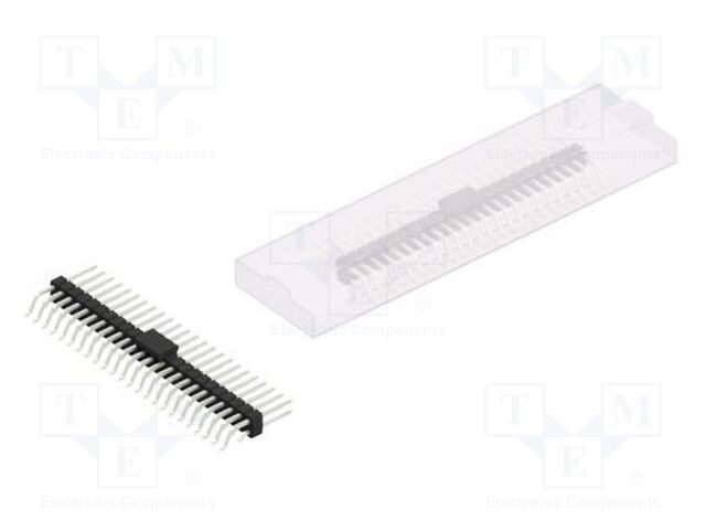 Connector: pin strips; pin header; male; PIN: 48; 2.54mm; SMT; 2x24