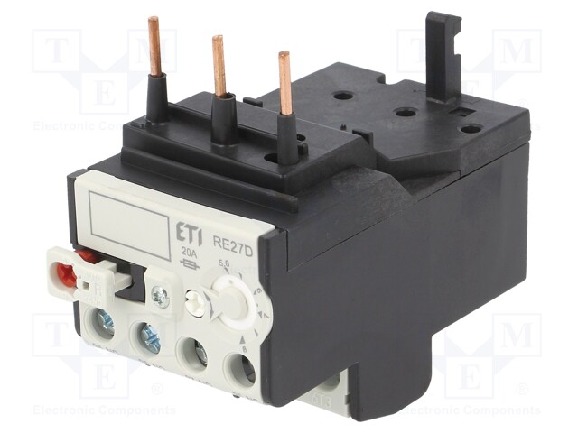 Thermal relay; Series: CEM; Auxiliary contacts: NC + NO; 5.6÷8A