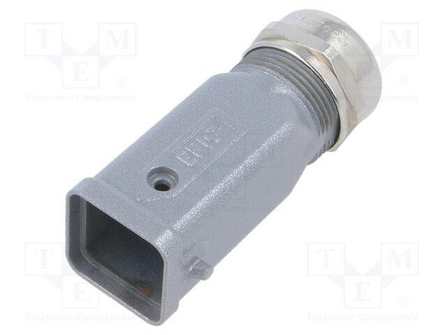 Enclosure: for HDC connectors; EPIC; size H-A 3; zinc alloy