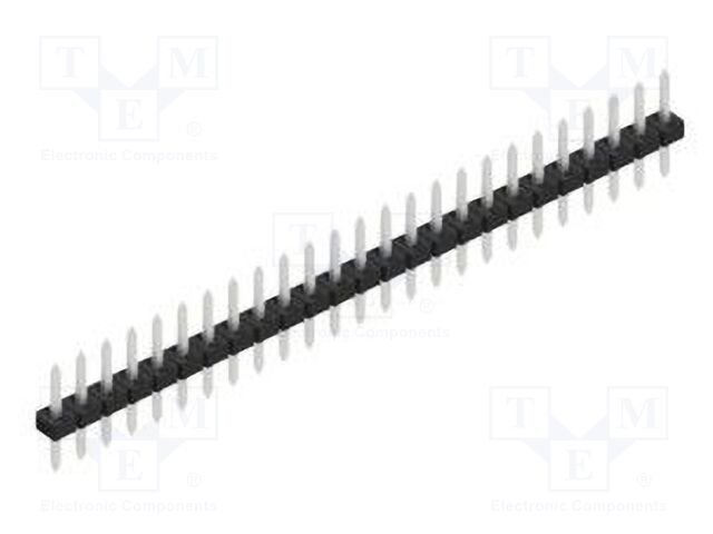 Connector: pin strips; pin header; male; PIN: 25; 2mm; THT; 1x25