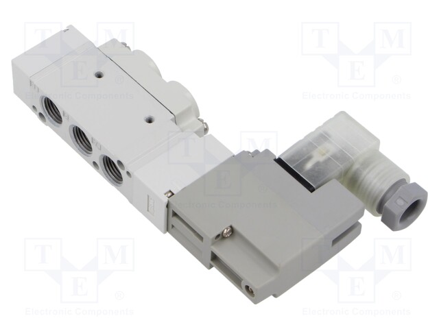 Electromagnetic valve; 5/2 monostable; NPTF 1/8"; Temp: -10÷50°C