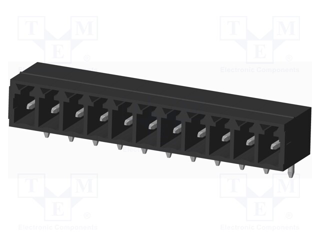 Connector: pluggable terminal block; socket; male; on PCBs
