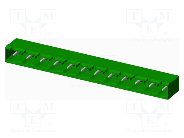 Connector: pluggable terminal block; socket; male; angled 90°