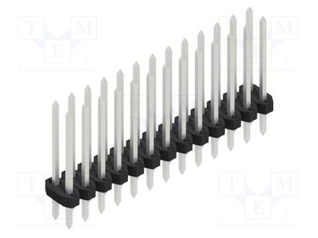 Connector: pin strips; pin header; male; PIN: 26; 2mm; THT; 2x13