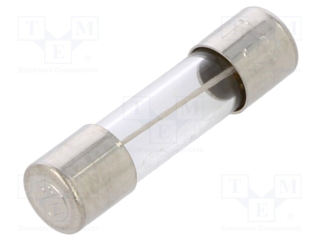Fuse: fuse; time-lag; 32mA; 250VAC; cylindrical,glass; 5x20mm