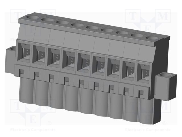 Connector: pluggable terminal block; plug; female; angled 90°