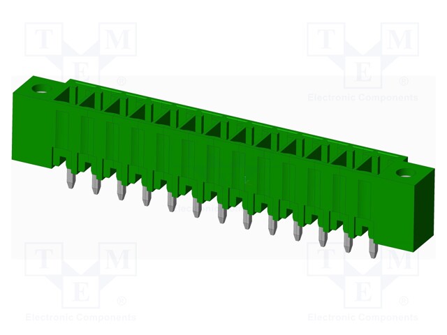 Connector: pluggable terminal block; socket; male; straight; THT