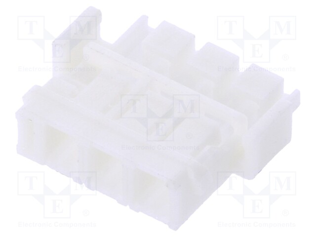 Plug; wire-board; female; DF59; 2mm; PIN: 3; w/o contacts; for cable