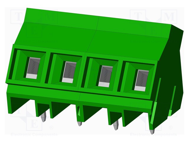 Connector: PCB terminal block; terminal; Plating: tinned; on PCBs