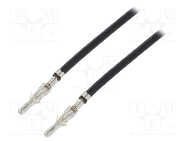 Contact; male; 18AWG; Standard .093"; tinned; 0.3m