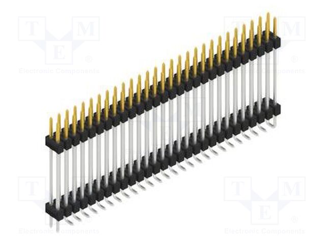 Connector: pin strips; pin header; male; PIN: 56; 2.54mm; SMT; 2x28