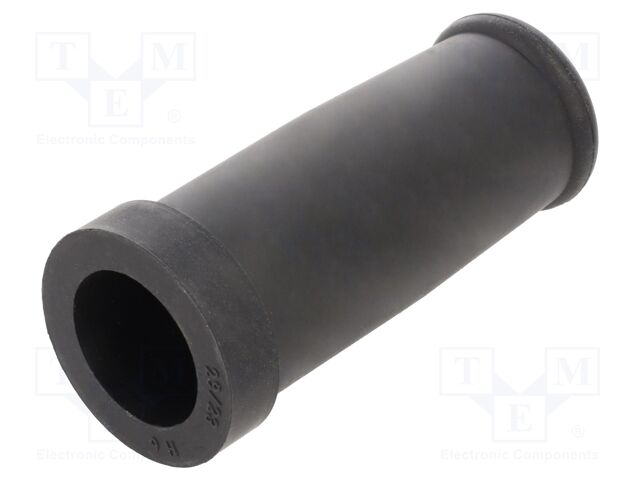 Grommet; caoutchouc; L: 80mm; -20÷80°C; Øcable: 23mm; black