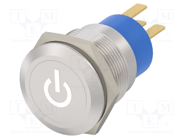 Switch: vandal resistant; Pos: 2; SPDT; IP67; ON-ON; Illumin: LED