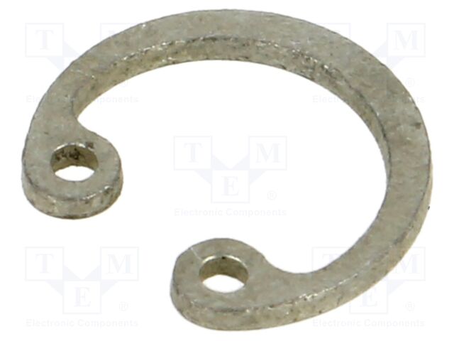 Circlip; spring steel; Shaft dia: 9mm; BN 823; Ring: internal