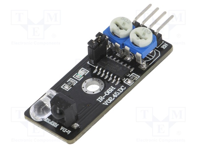 Sensor: distance; reflective; 3.3÷5VDC; TTL; Board dim: 45x11mm