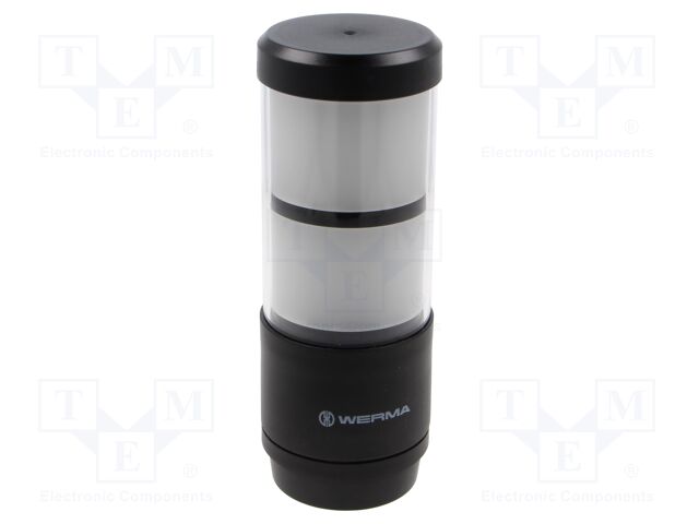 Signalling column; red/green; LED; 24VDC; Sound level: 82dB,90dB
