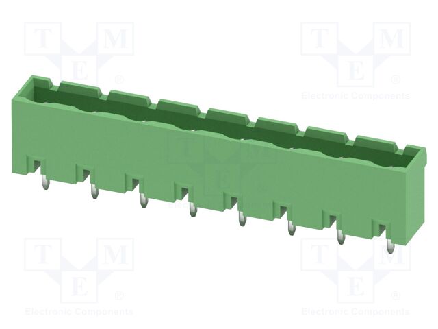 PCB headers, nominal cross section: 2.5 mm?, color: green, n