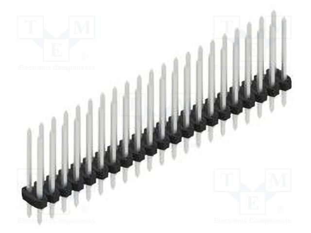 Connector: pin strips; pin header; male; PIN: 42; 2mm; THT; 2x21
