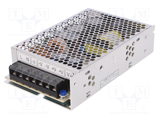 Power supply: industrial; single-channel,universal; 100W; 24VDC