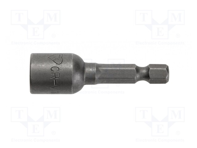 Screwdriver bit; hex socket; Socket: HEX 12mm; Overall len: 48mm