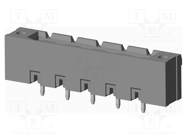 Connector: pluggable terminal block; socket; male; on PCBs