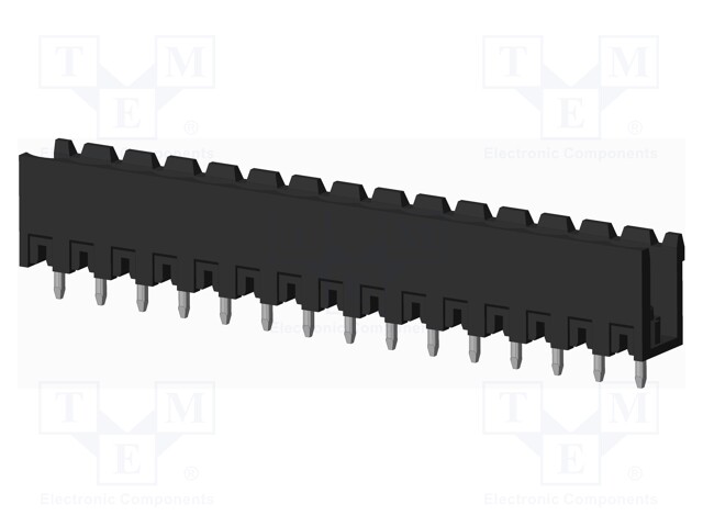 Connector: pluggable terminal block; socket; male; on PCBs