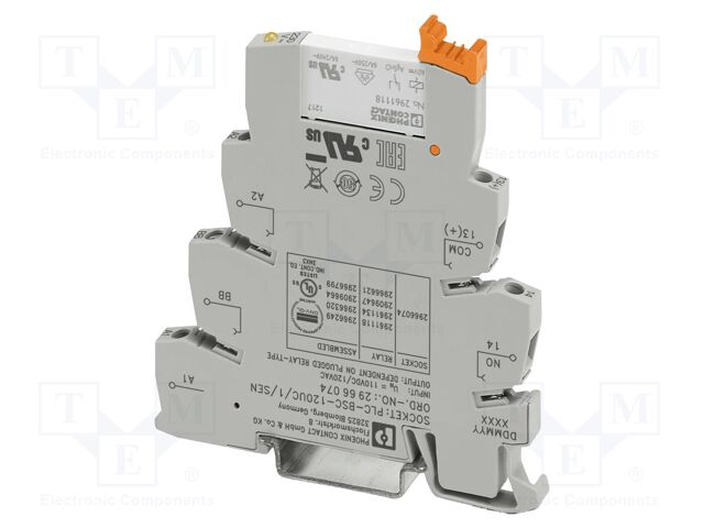 Relay: interface; Mounting: DIN