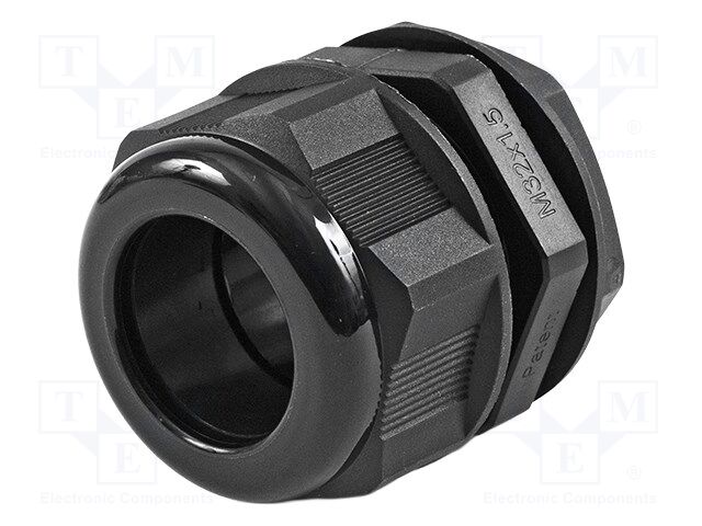 Cable gland; M32; IP68; nylon; UL94V-2; black