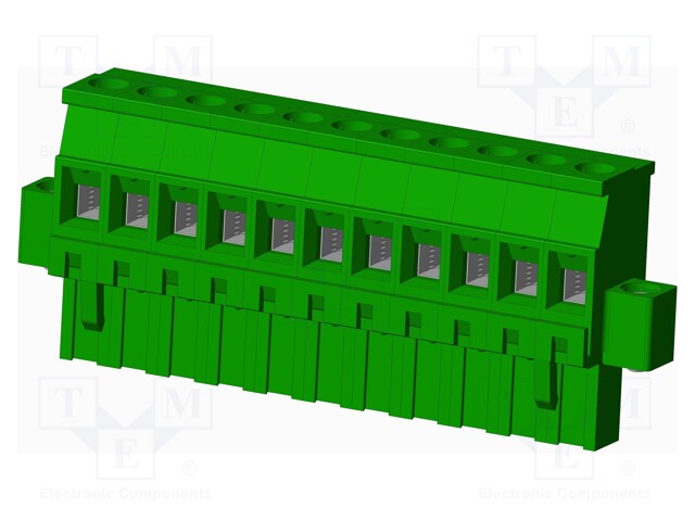 Connector: pluggable terminal block; plug; female; angled 90°