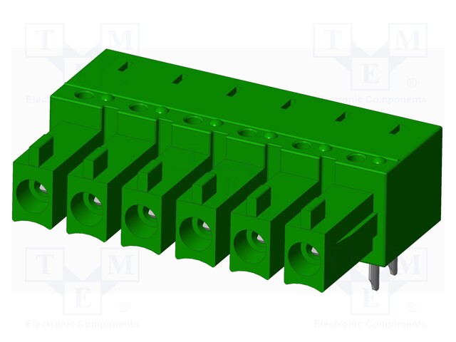 Connector: pluggable terminal block; socket; female; angled 90°