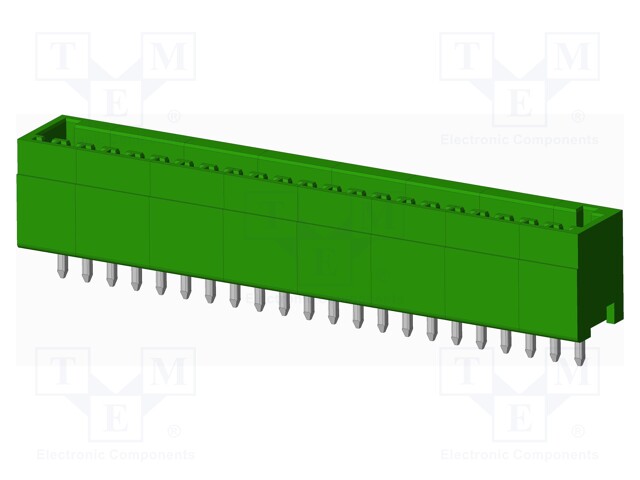 Connector: pluggable terminal block; socket; male; straight; THT