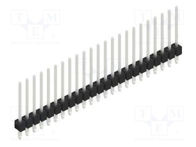 Connector: pin strips; pin header; male; PIN: 23; 2.54mm; THT; 1x23