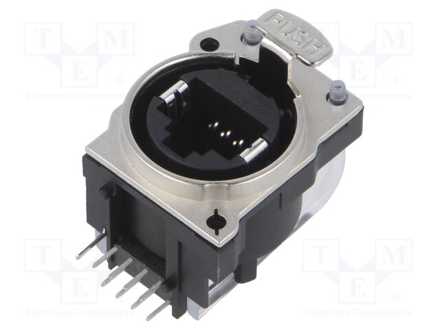 Connector: RJ45; socket; THT; 19.8x19.8mm; 8p8c; Cat: 6