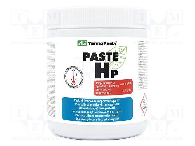 Heat transfer paste; silicon based; 1000g; PASTA HP; 1.5W/mK