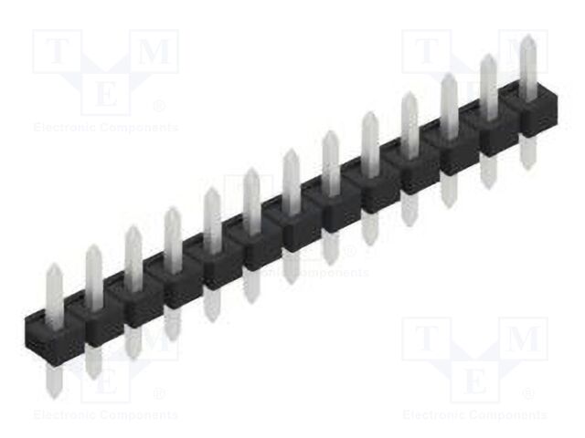 Connector: pin strips; pin header; male; PIN: 13; 2.54mm; THT; 1x13