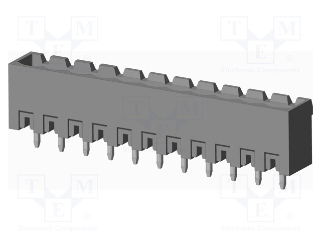 Connector: pluggable terminal block; socket; male; straight; THT
