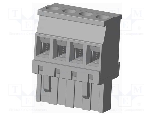 Connector: pluggable terminal block; plug; female; angled 90°