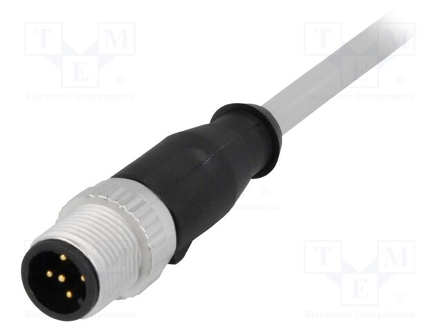 Plug; M12; PIN: 5; male; A code-DeviceNet / CANopen; 1m; straight
