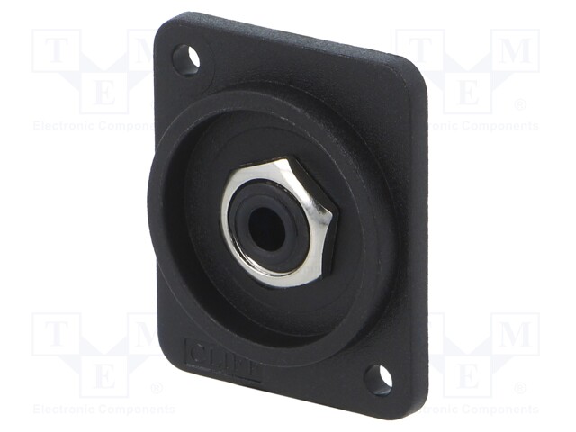 Socket; Jack 3,5mm; female; mono; soldering; Case: XLR standard