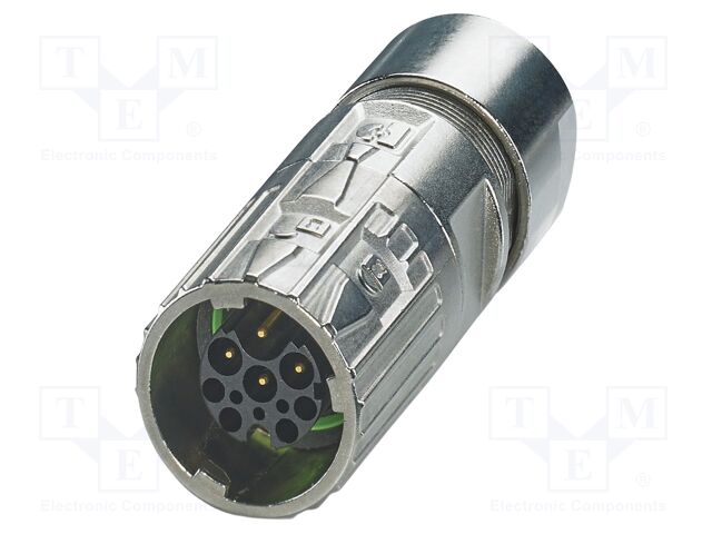 Connector: M17; plug; M17 PRO; PIN: 9(5+4); 630V; 3.6A,14A; IP67
