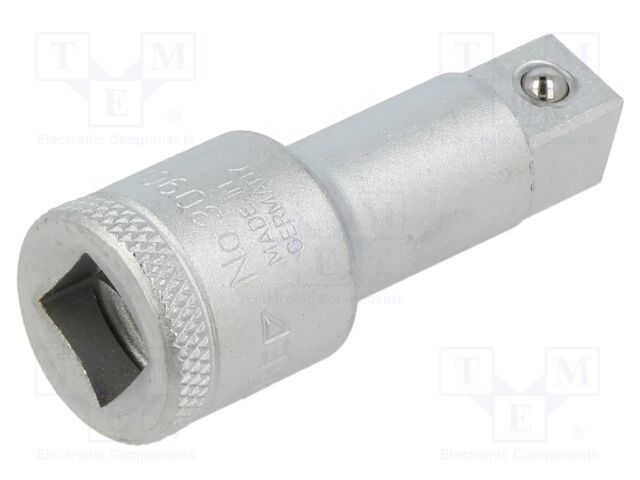 Extension; socket spanner; square; 3/8"; Chrom-vanadium steel