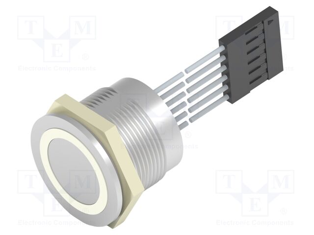 Switch: piezoelectric; Pos: 2; SPST; 1A/24VAC; 1A/24VDC; IP68; RGB