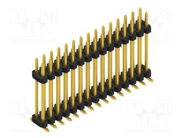 Connector: pin strips; pin header; male; PIN: 30; 2mm; SMT; 2x15